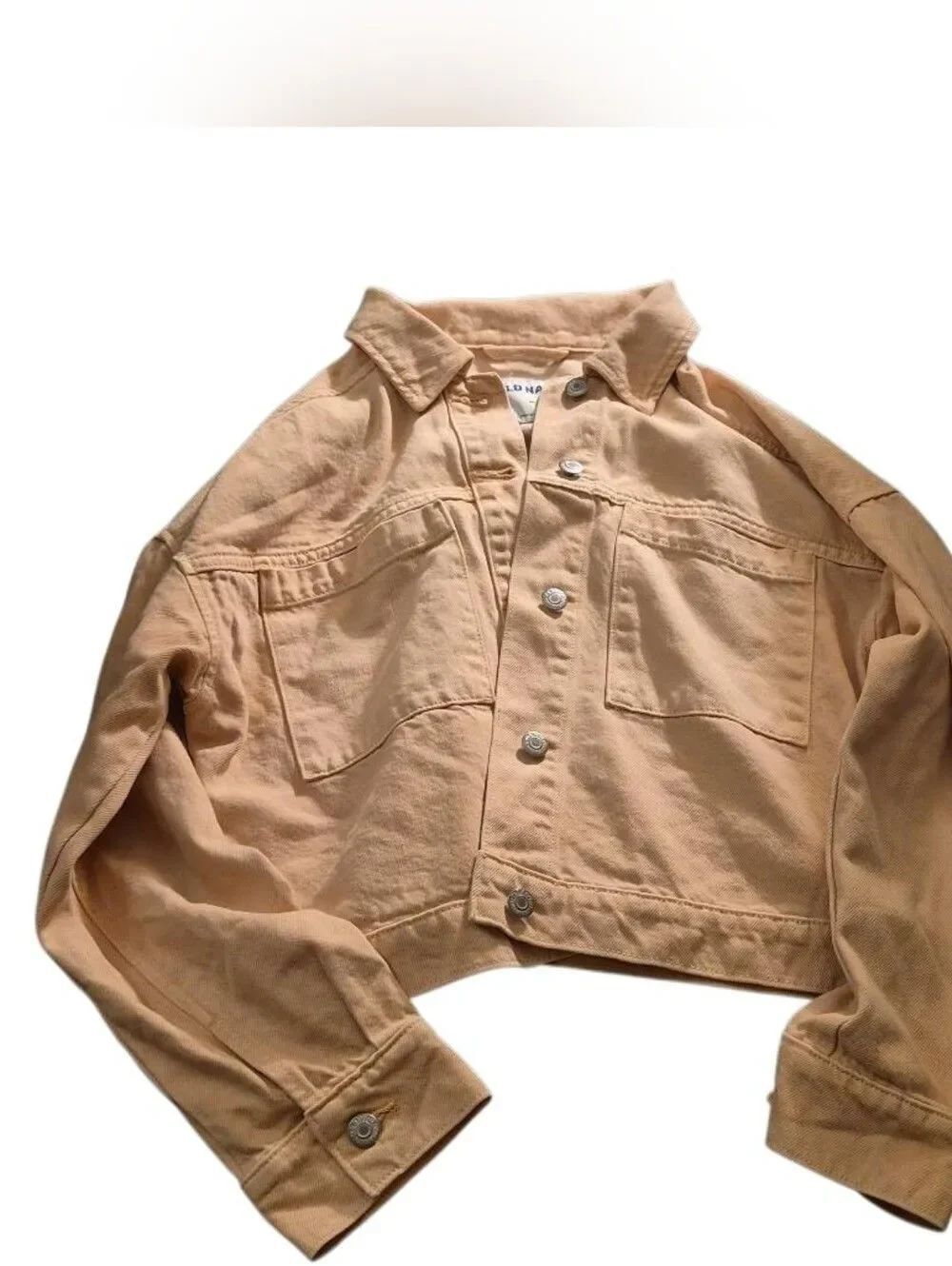 Old Navy Peach Button-Front Jacket(413)